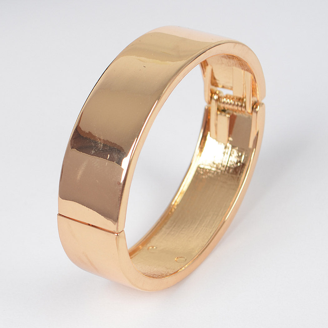 Metal Hinge Enamel Bangle