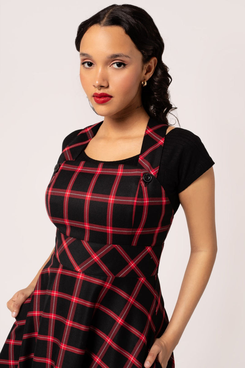 Plaid Pinafore Dress | Naked City Clothing Plaid Pinafore Dress | Naked City Clothing