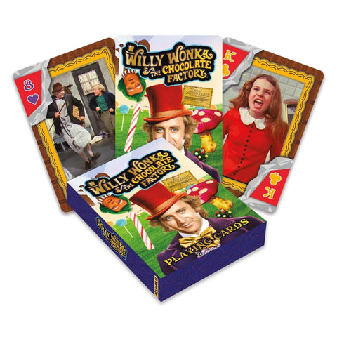 deck of playing cards themed around the classic 1971 film ﻿Willy Wonka & the Chocolate Factory﻿