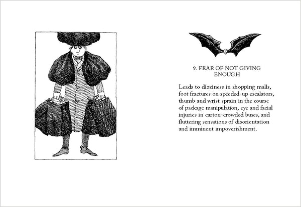 Except from The Twelve Terrors of Christmas by John Updike & Edward Gorey: “Fear of Not Giving Enough”