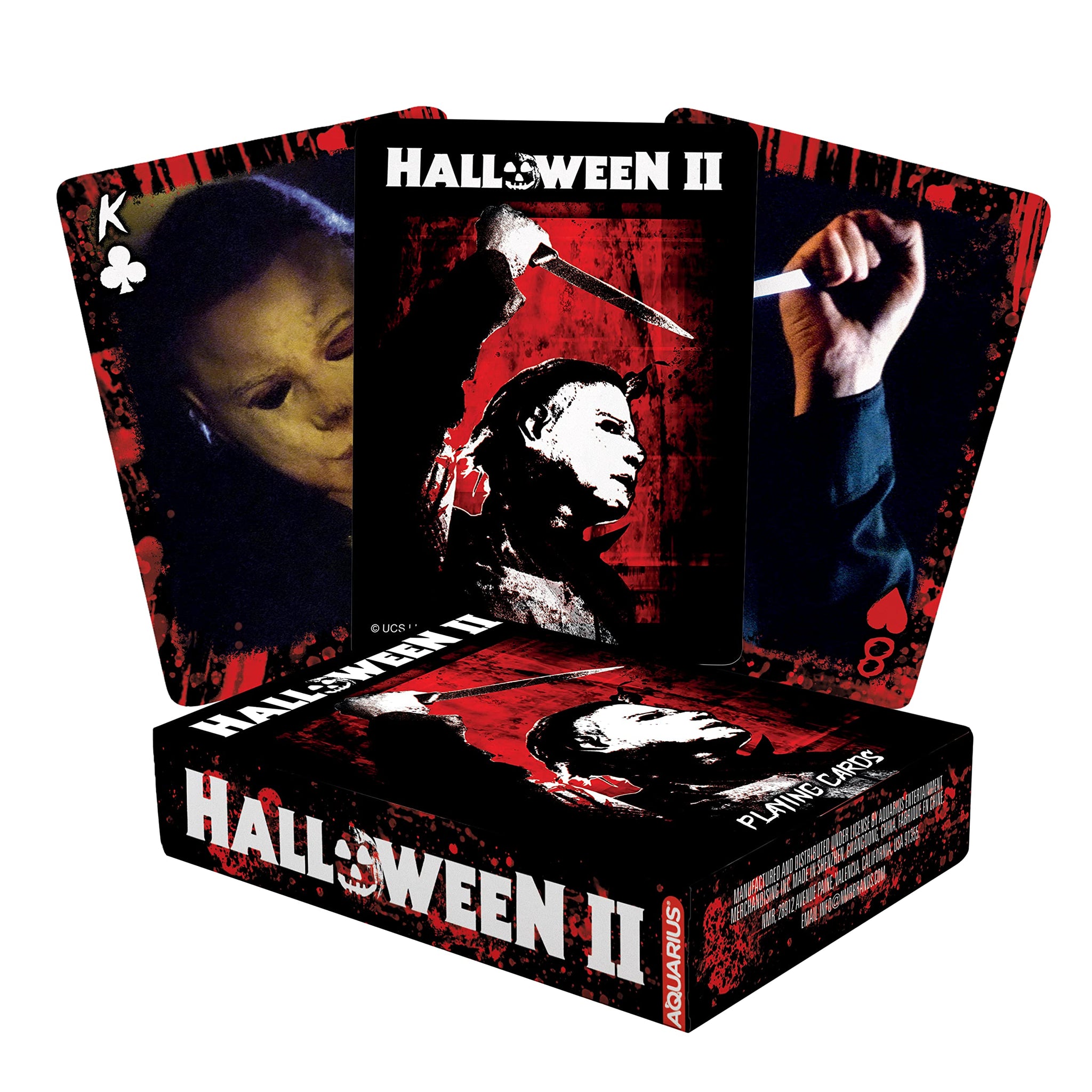 A deck of playing cards themed around the classic 1981 horror film ﻿Halloween 2
