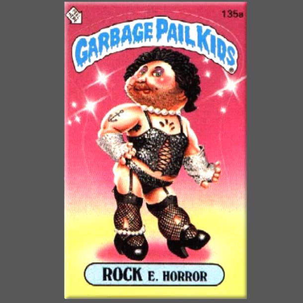 Rock E. Horror Garbage Pail Kids magnet