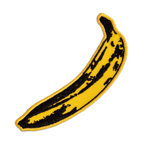 embroidered twill patch of Andy Warhol's banana art