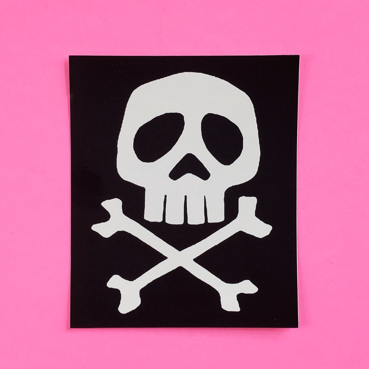 Captain Harlock Skull Sticker by Goblinhaus, image size:1417x1417