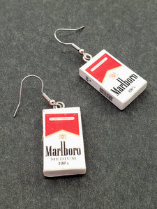 cigarette earings Bedazzled Earrings suedillon Fumer Tue smoking kills dangle set