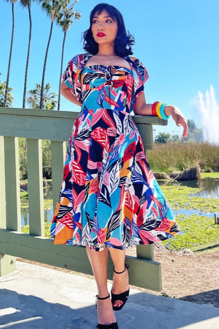 Marta Tropical Dress & Bolero Set | Naked City Clothing Marta Tropical Dress & Bolero Set | Naked City Clothing