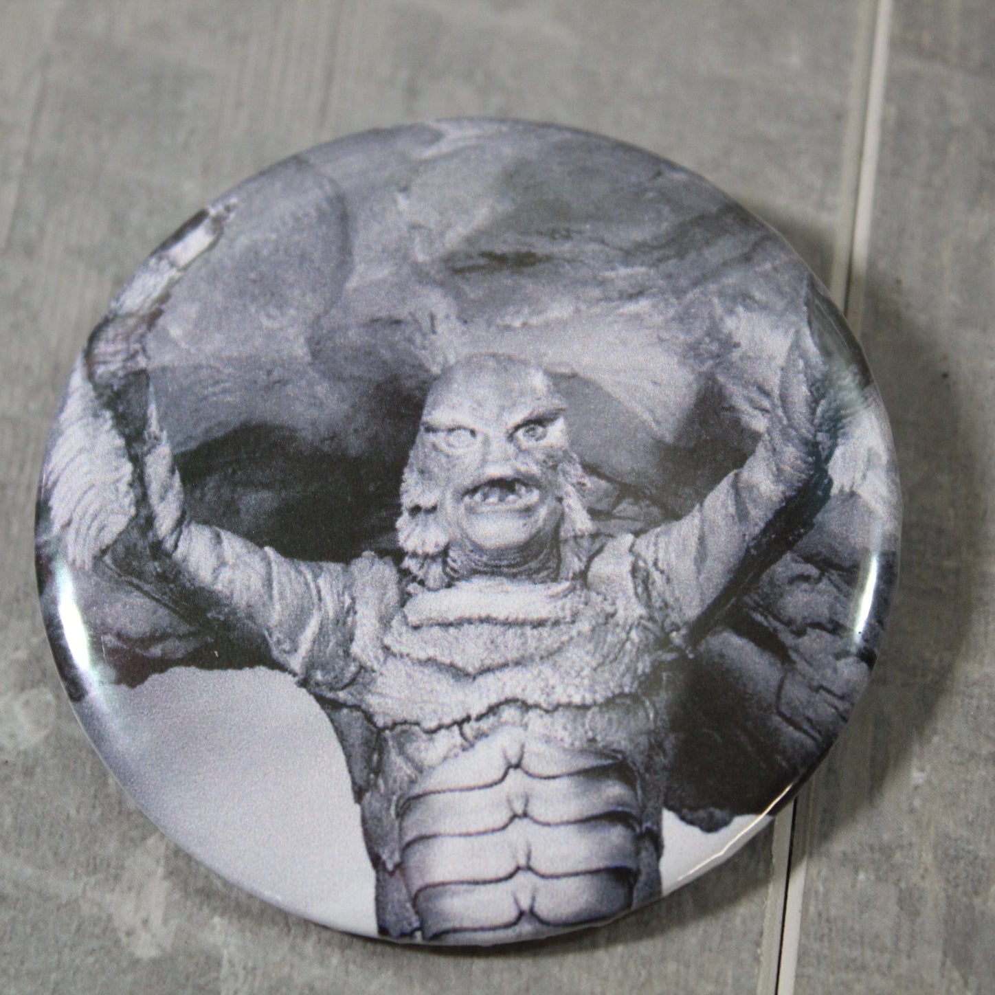 Creature from the Black Lagoon 2 1/4” Button | Naked City Clothing