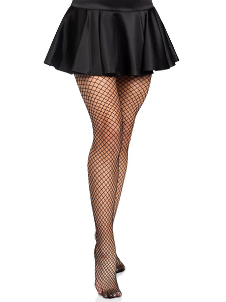 Industrial Fishnet Pantyhose in Black