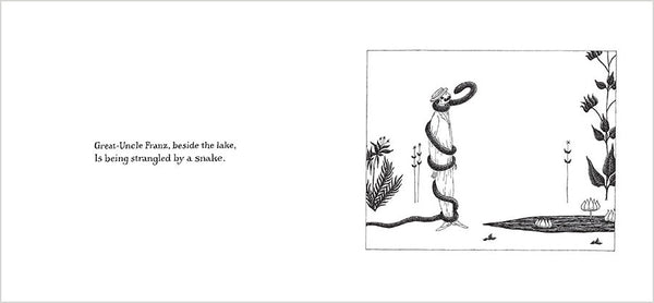 interior page of The Evil Garden by Edward Gorey