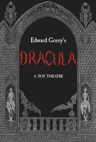 Cover of box for Edward Gorey’s Dracula: A Toy Theatre