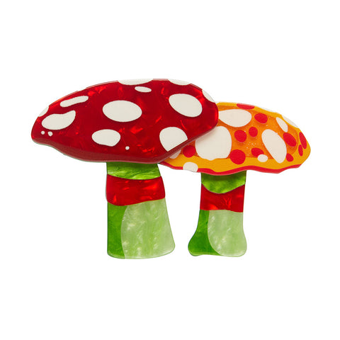 Wonka Collection Candy Mushrooms Brooch