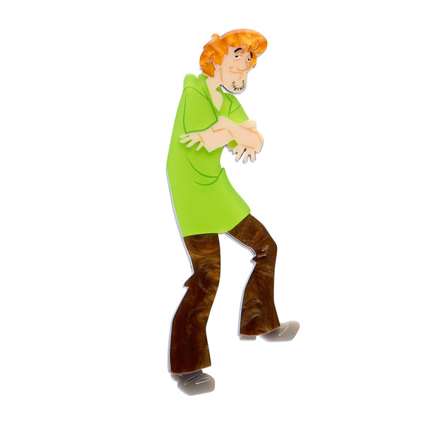 Scooby Doo cartoon character Shaggy acrylic resin brooch