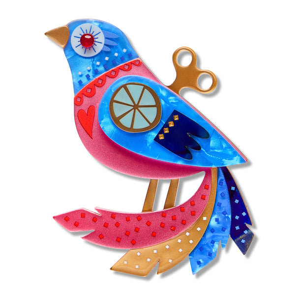 Pete Cromer Fairy Tales The Wind Up Brooch