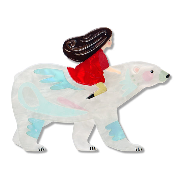 Pete Cromer Fairy Tales Polar Adventure Brooch