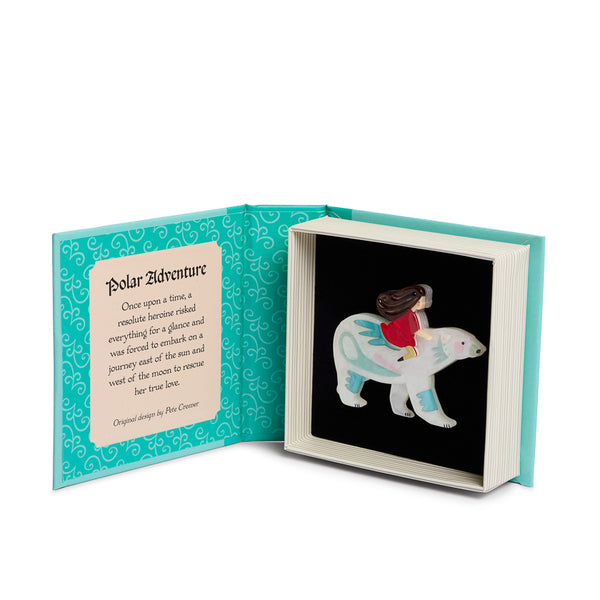 Pete Cromer Fairy Tales Polar Adventure Brooch