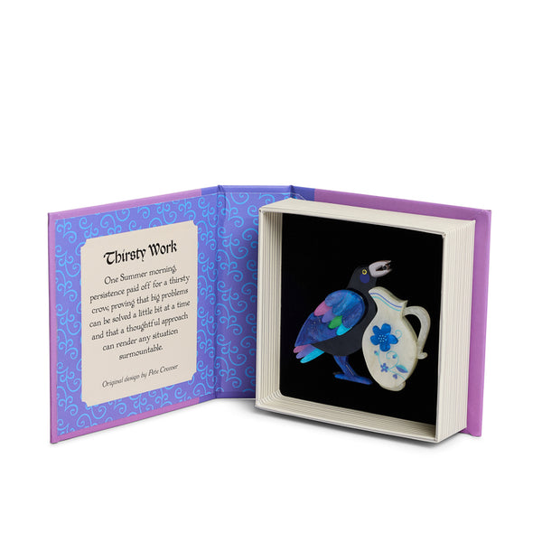 Pete Cromer Fairy Tales Thirsty Work Brooch