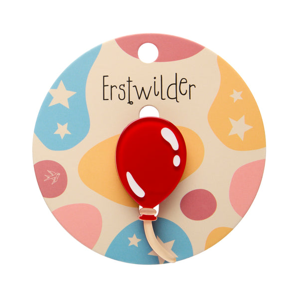 Red Balloon Simplified Mini Brooch
