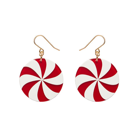 Wonka Essentials Lollies Dangle Earrings - Red