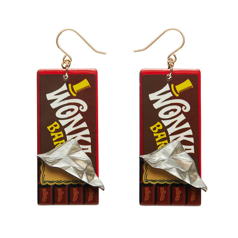 Wonka Collection Winning Wonka Bar Earrings