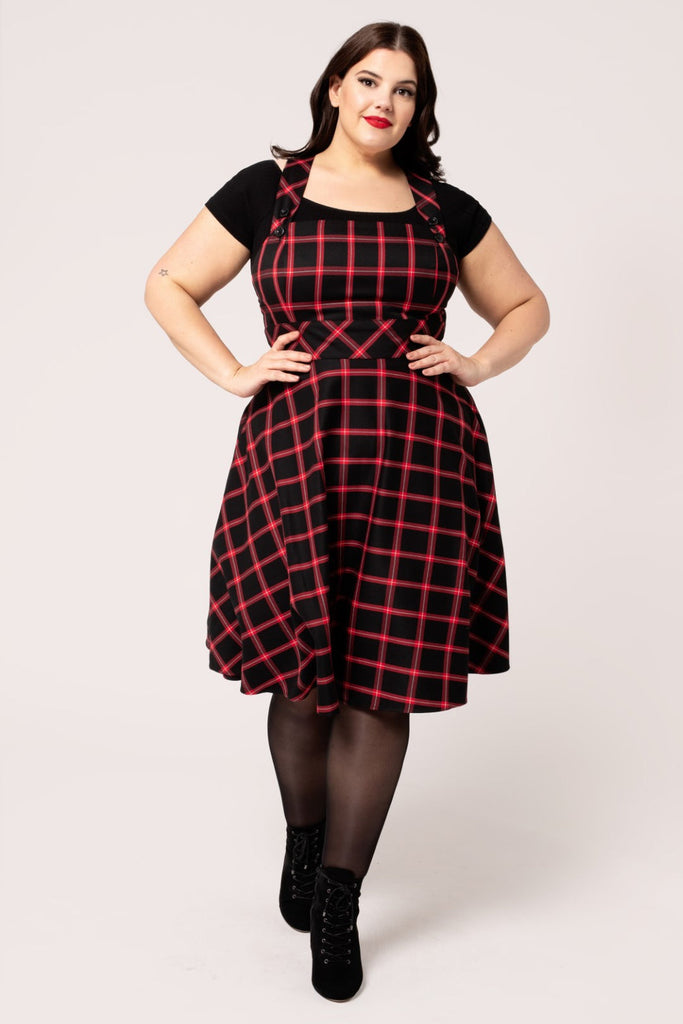 Plaid Pinafore Dress | Naked City Clothing Plaid Pinafore Dress | Naked City Clothing