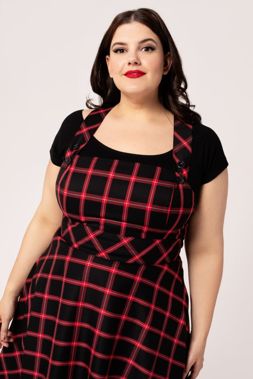 hell bunny red plaid dress Eleanor Red Tartan Hell Bunny Dress