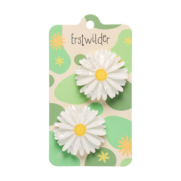 Cut-leaf Daisy Hair Clips