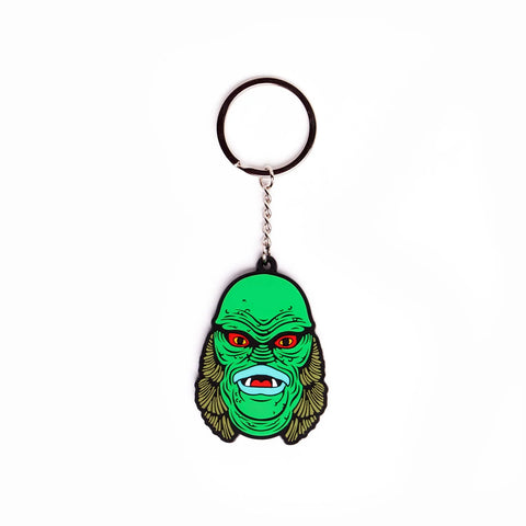 Soft touch keychain of the Creature from the Black Lagoon