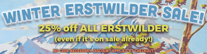 Erstwilder Winter Sale! 25% off ALL Erstwilder (even if it's on sale already)