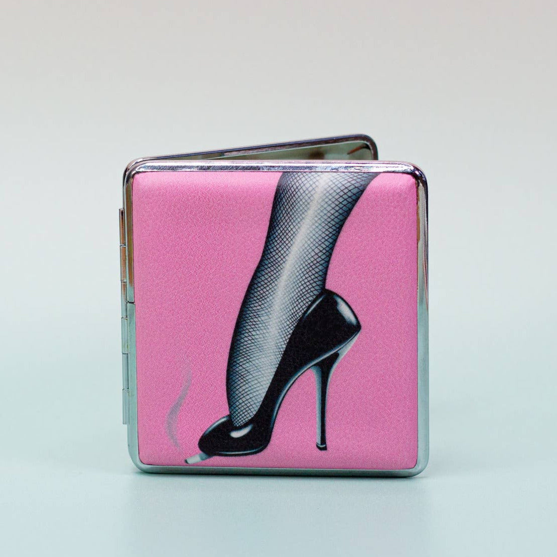 silver cigarette lighter case Amazon.com: Cigarette Case with Built in Lighter Vintage Psychedelic Trippy  S9 Smoking King Size Cigarettes Silver Metal Wallet 4