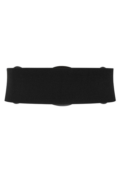 Corrine Stretch Belt by Banned Apparel in Black