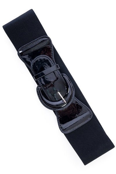 Corrine Stretch Belt by Banned Apparel in Black