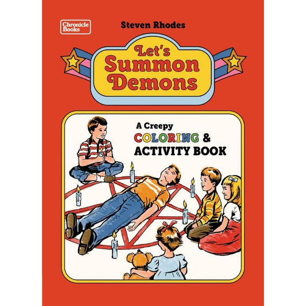 Let's Summon Demons: A Creepy Coloring & Activity Book cover