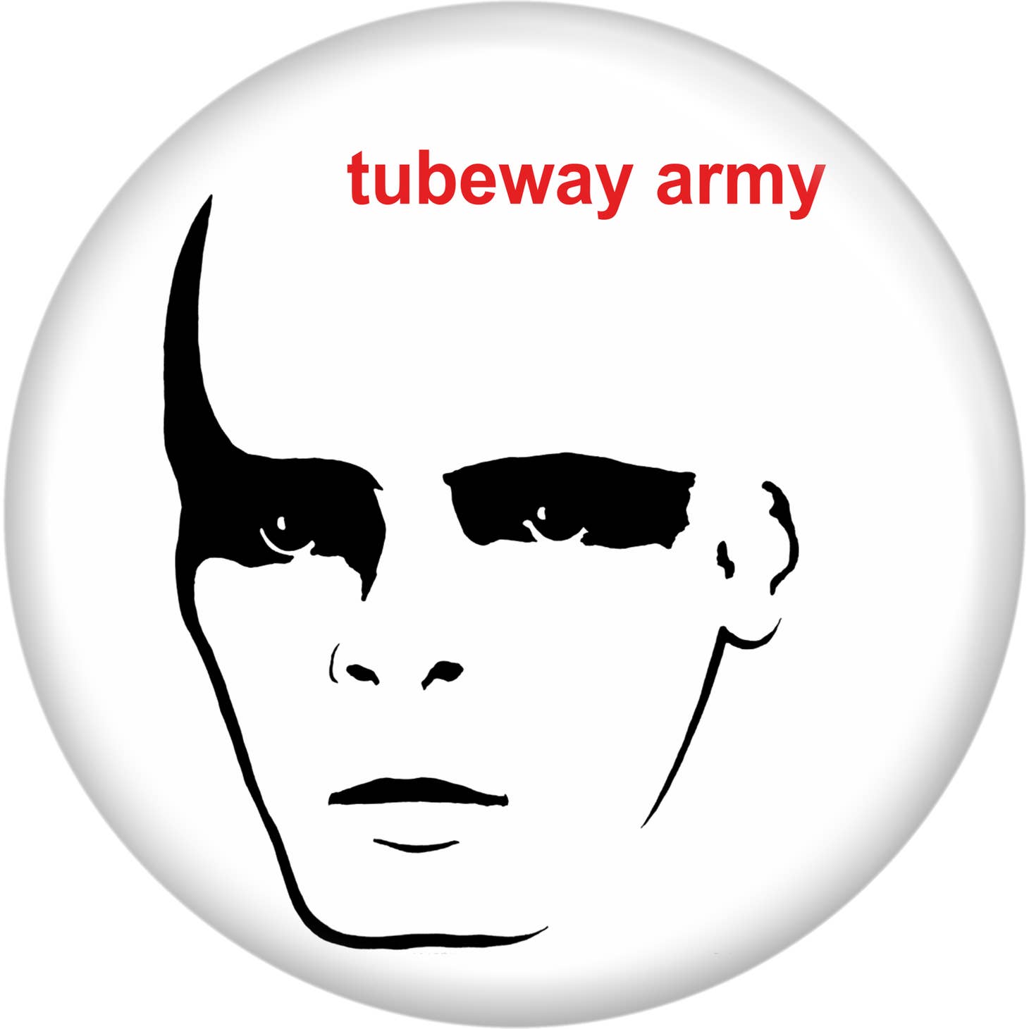 Round 1” Tubeway Army pinback button