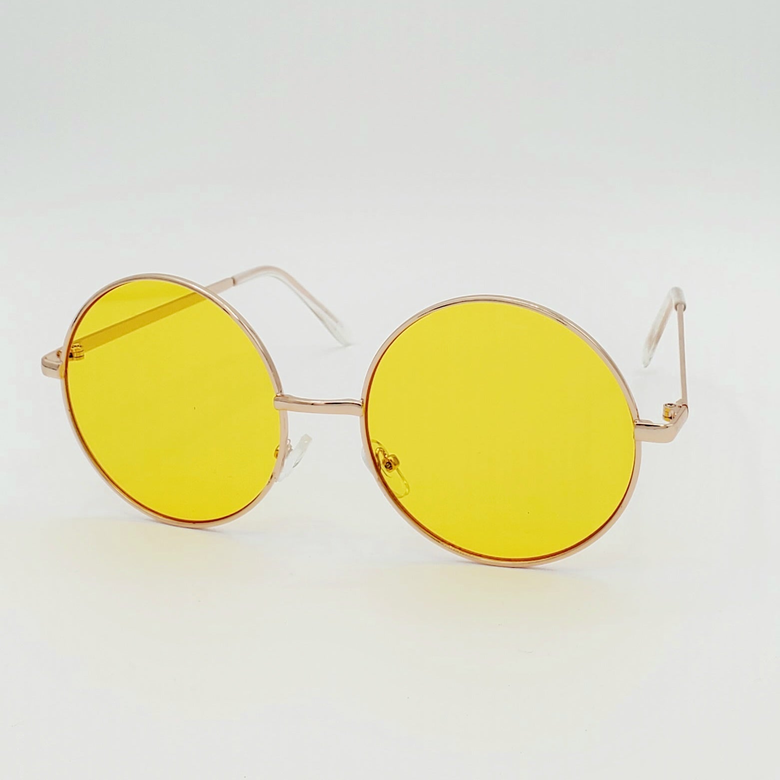 Round 2 1/4” Metal Frame Sunglasses | Naked City Clothing display picture 2