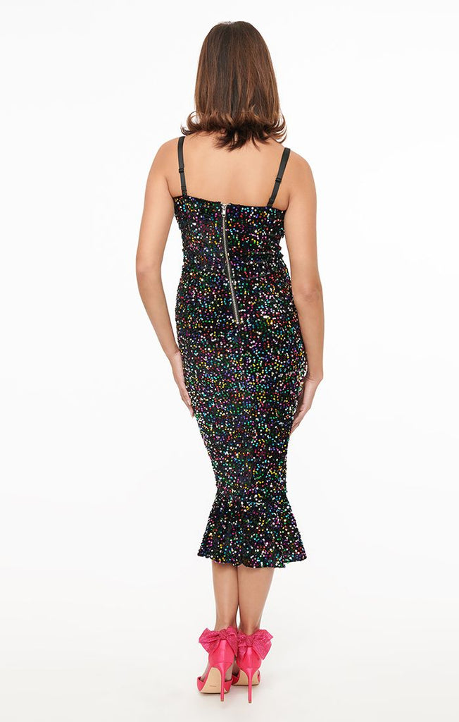 Rainbow Sequin Wiggle Dress | Naked City Clothing Rainbow Sequin Wiggle Dress | Naked City Clothing