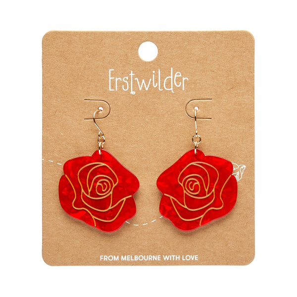 Essentials Eternal Rose Dangle Earrings