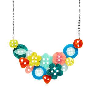 Arts & Crafts Collection Cute As A Button Necklace