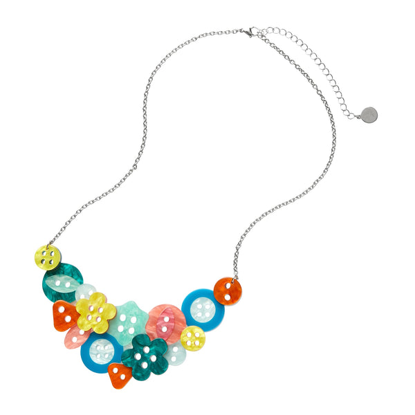 Arts & Crafts Collection Cute As A Button Necklace