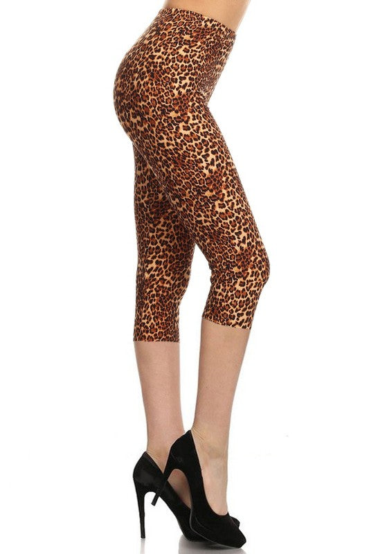 Side stripe Cheetah Printed Leggings at Rs 190 | Floral Leggings in Surat |  ID: 2853384431697