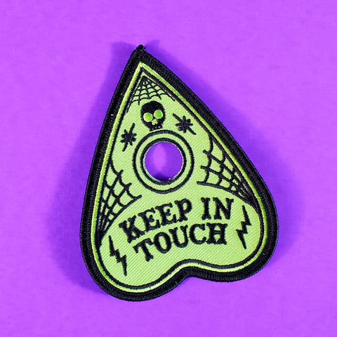 Keep In Touch Patch in Green by Mood Poison