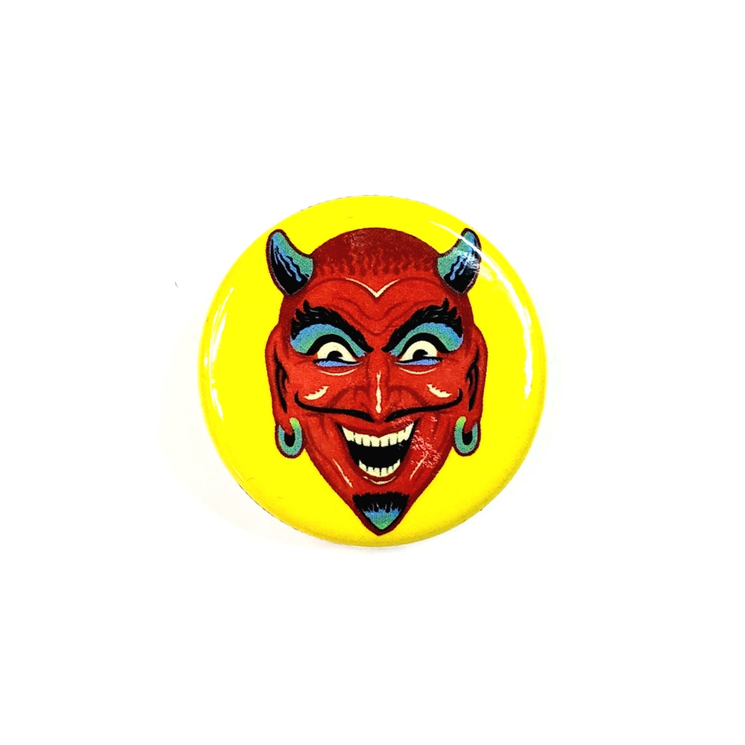 Funhouse Devil Button by Retro-a-Go-Go