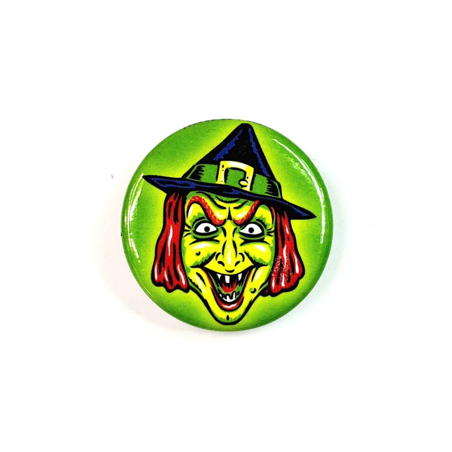 Old Witch Button by Retro-a-Go-Go