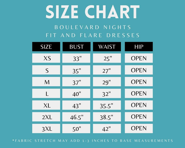 size chart info graphic