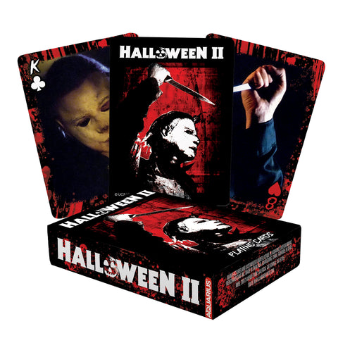 A deck of playing cards themed around the classic 1981 horror film ﻿Halloween 2