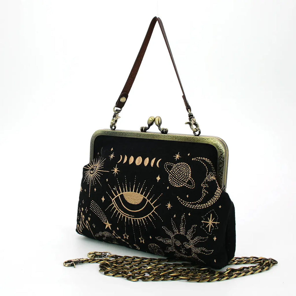 Celestial Kiss Lock Purse | Naked City Clothing Celestial Kiss Lock Purse | Naked City Clothing