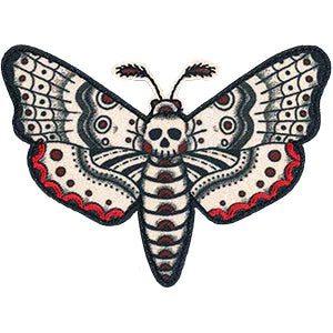 Sublimation print death’s head moth patch