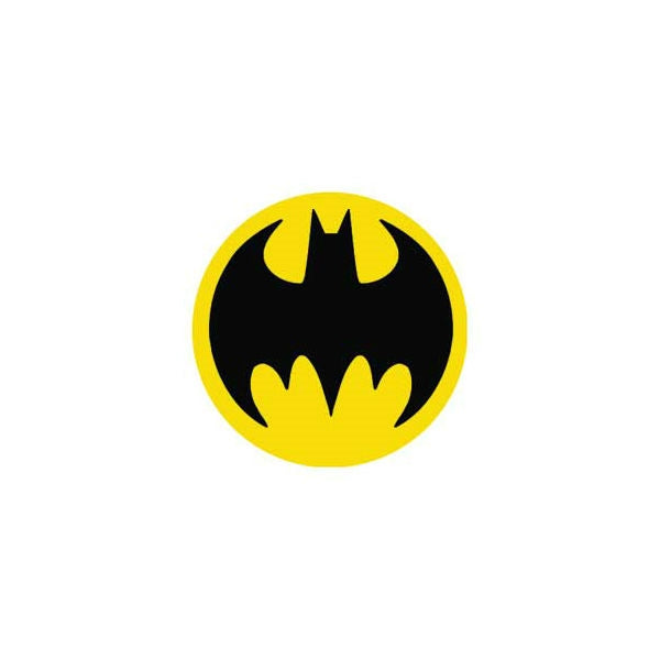 Batman Logo Button | Naked City Clothing