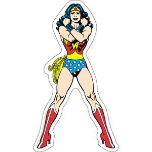 DC Comics character full color Wonder Woman 505" die-cut vinyl sticker