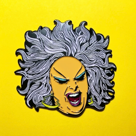 Divine Enamel Pin by Mood Poison