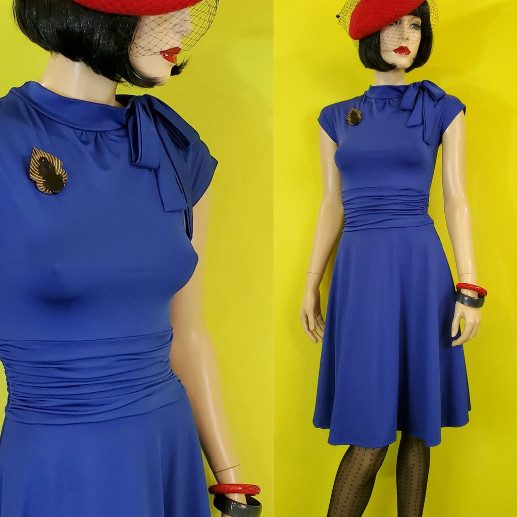 Blue Bombshell Dress